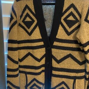 Toad and Co Geometric, SW Patterned Cardigan Sweater